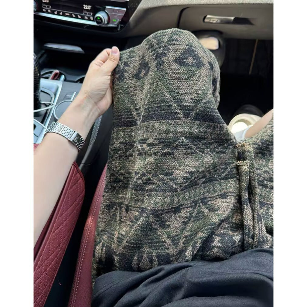 American-style Heavy Knitted Woolen Casual Shorts
