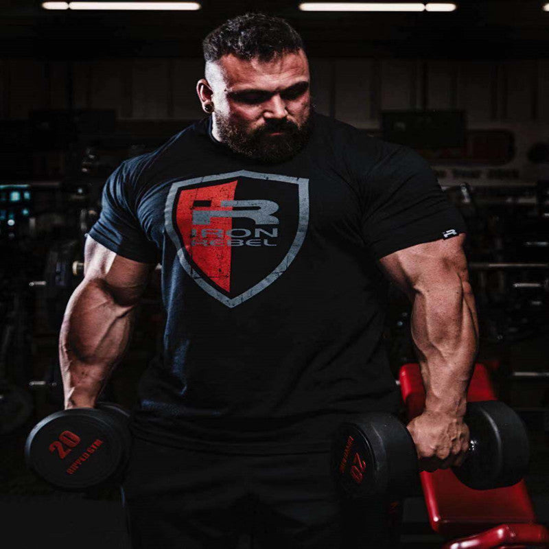 Loose Breathable Wicking Bodybuilding Powerlifting Elastic T-Shirt