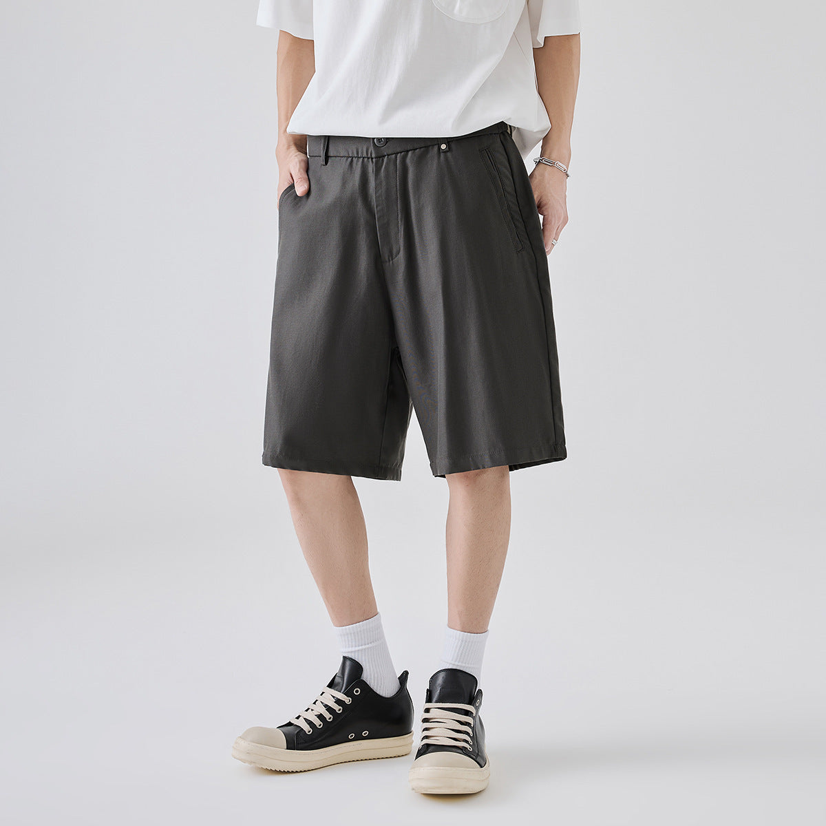 Lyocell Casual Shorts Men's Summer Wear High-grade