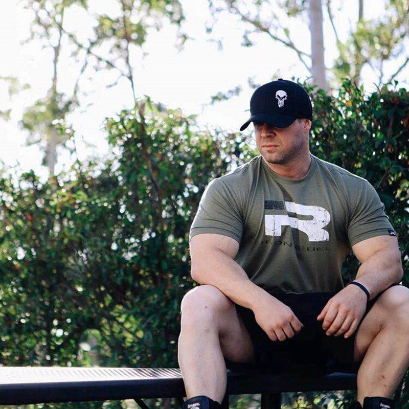 Loose Breathable Wicking Bodybuilding Powerlifting Elastic T-Shirt