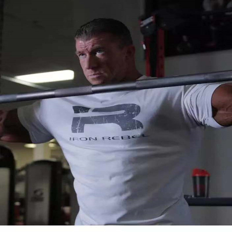 Loose Breathable Wicking Bodybuilding Powerlifting Elastic T-Shirt