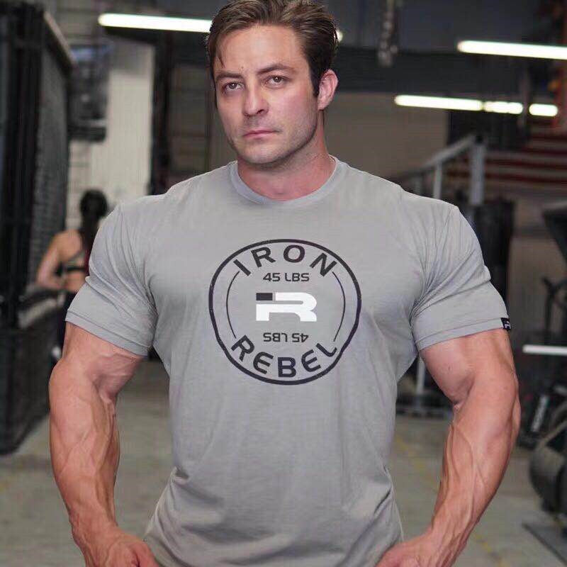 Loose Breathable Wicking Bodybuilding Powerlifting Elastic T-Shirt