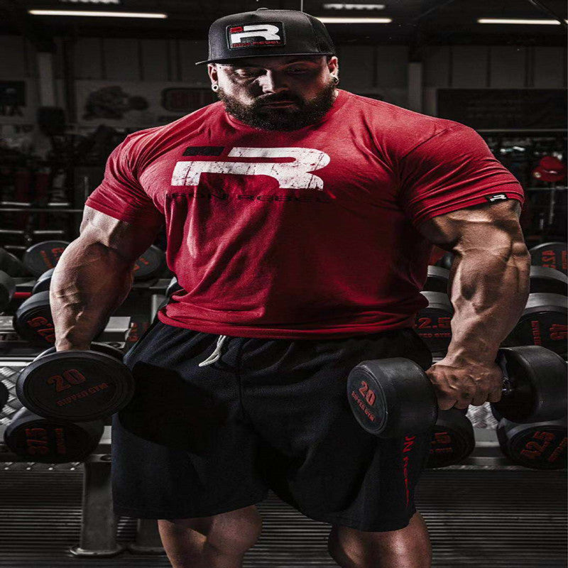 Loose Breathable Wicking Bodybuilding Powerlifting Elastic T-Shirt