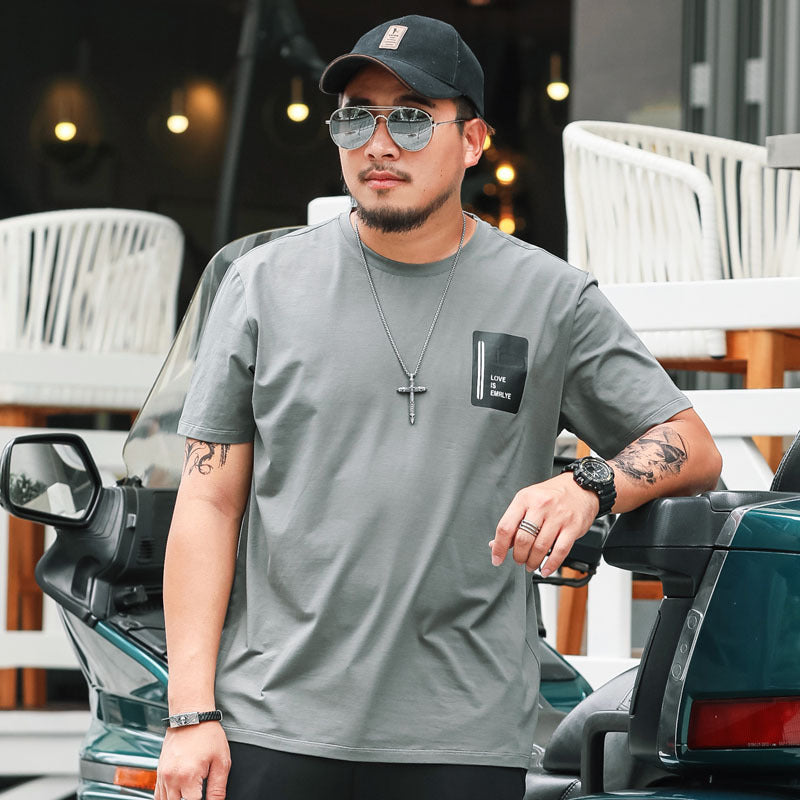 Men's Short Sleeve Printed Loose T-shirt