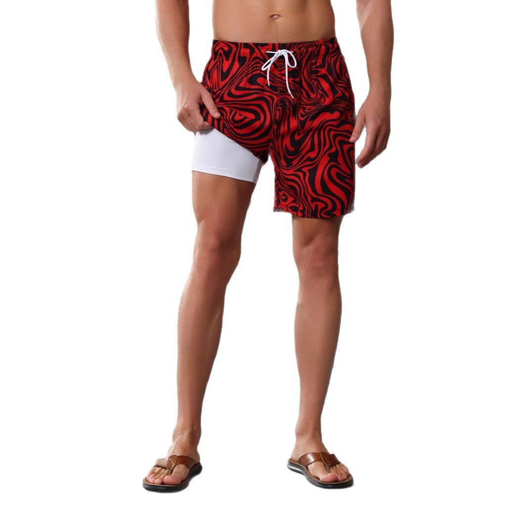 European Size Quick-drying Beach Pants Stretch With Liner Sea Pants