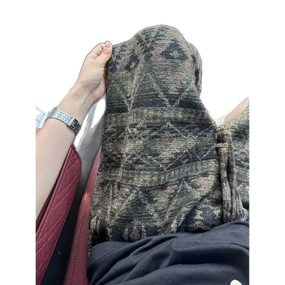 American-style Heavy Knitted Woolen Casual Shorts